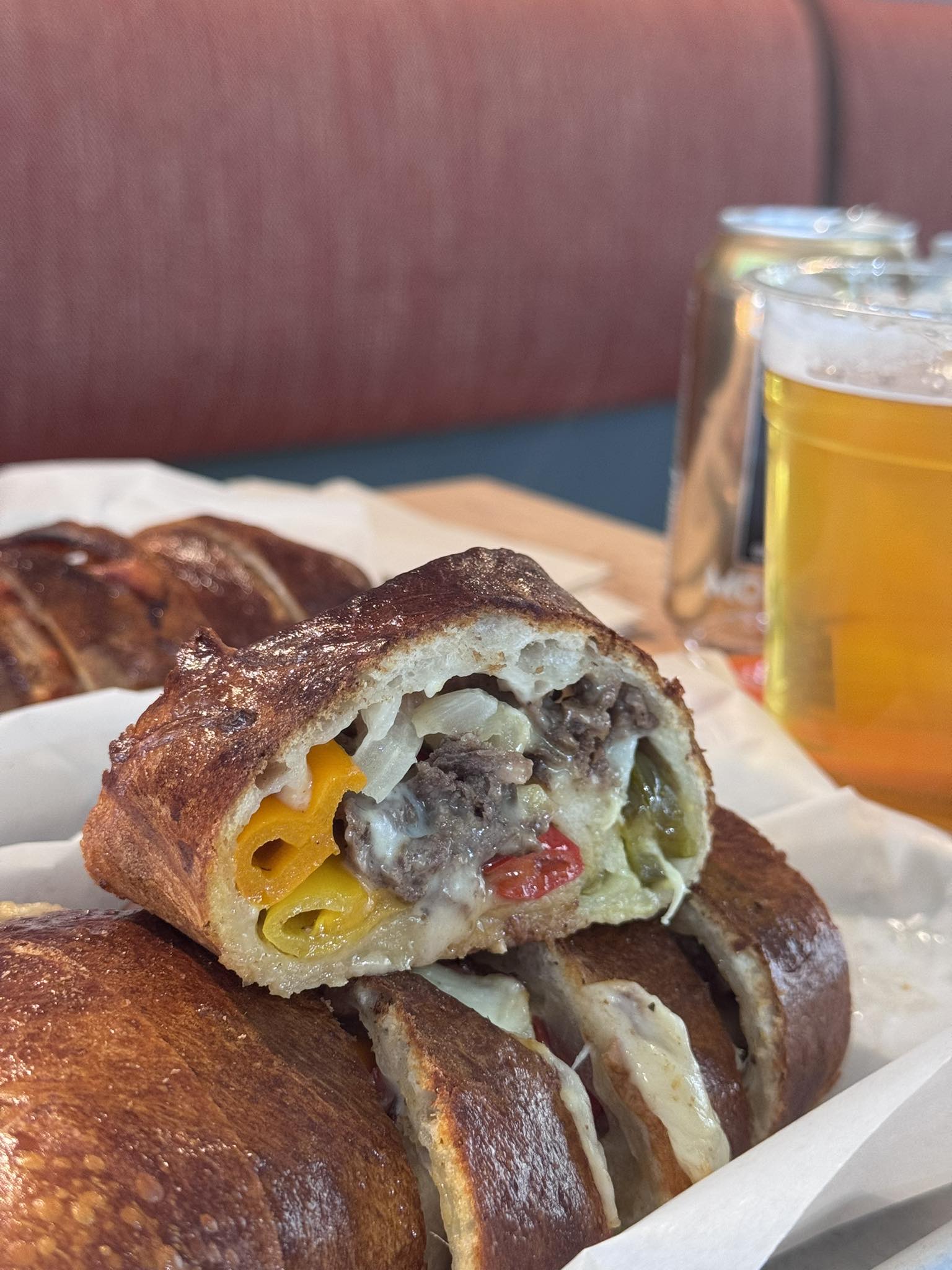 Philly Cheese Steak Stromboli